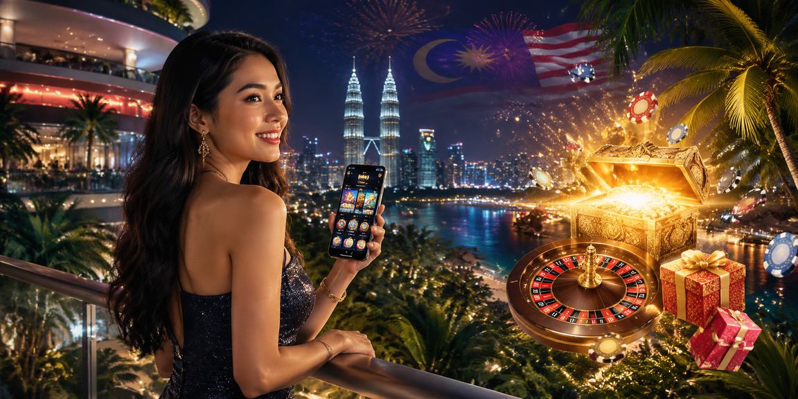 Warga Kedah menggunakan aplikasi slot kasino dengan antaramuka bahasa Melayu di telefon pintar